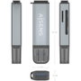 AISENS Lector de Tarjetas ASCR-2A09-GR Gris